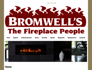 bromwellsthefireplacepeople.com screenshot