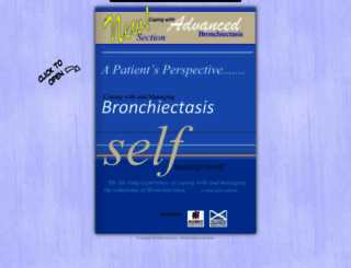 bronchiectasishelp.org.uk screenshot