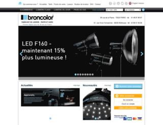 broncolor.fr screenshot