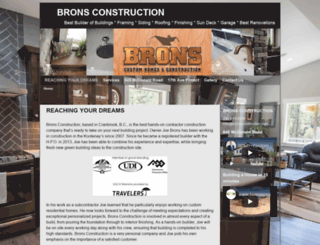 bronsconstruction.com screenshot