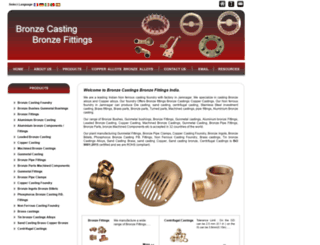 bronze-castings-fittings.com screenshot