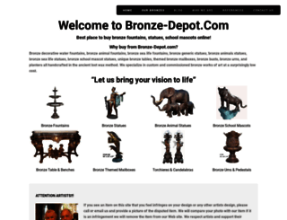bronze-depot.com screenshot