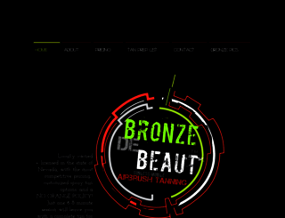 bronzedebeaut.com screenshot