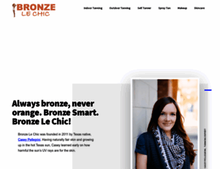bronzelechic.com screenshot