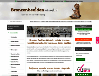 bronzenbeeldenwinkel.nl screenshot