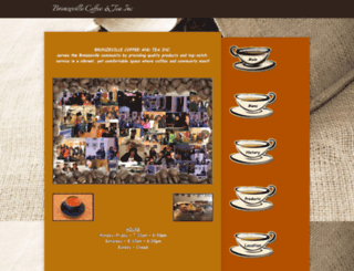 bronzevillecoffee.com screenshot
