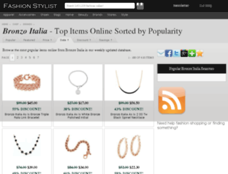 bronzo-italia.fashionstylist.com screenshot