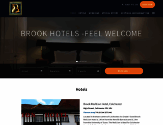 brook-hotels.co.uk screenshot