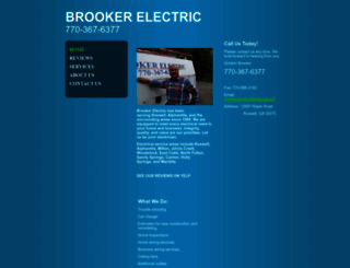 brookerelectric.com screenshot