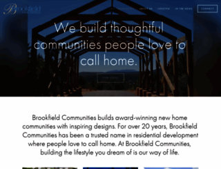 brookfieldcommunities.com screenshot