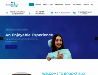 brookfielddentalassociates.com screenshot