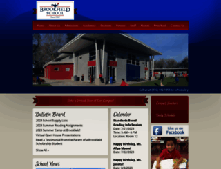 brookfieldschool.org screenshot