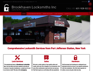 brookhavenlocksmiths.com screenshot