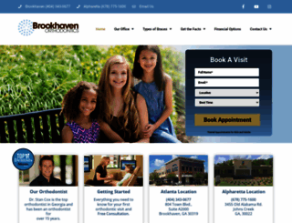 brookhavenorthodontics.net screenshot