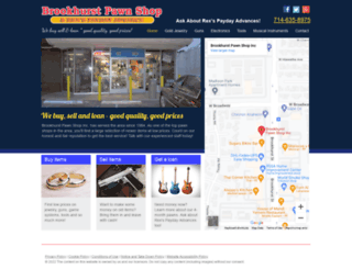 brookhurstpawnshop.com screenshot