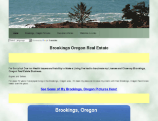 brookings-oregon-real-estate.com screenshot