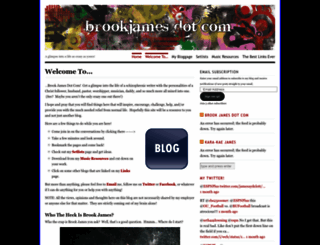 brookjames.wordpress.com screenshot
