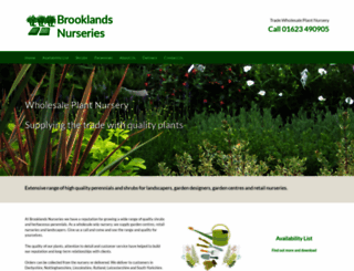 brooklandsplantnursery.co.uk screenshot