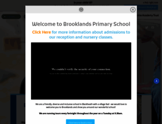 brooklandsschool.org.uk screenshot