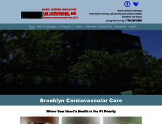 brooklyncardiovascularcare.com screenshot