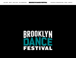 brooklyndancefestival.org screenshot
