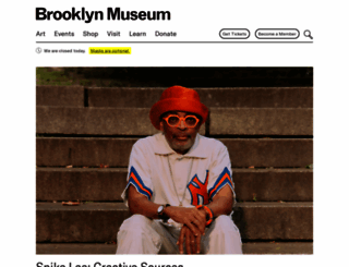 brooklynmuseum.com screenshot