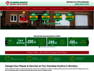 brooklynnygaragedoorrepair.com screenshot