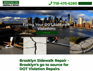 brooklynsidewalkrepairpros.com screenshot