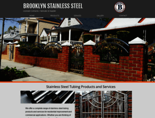 brooklynstainlesssteel.com screenshot
