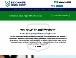 brookmeredental.com screenshot