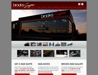 brooks-signs.com screenshot