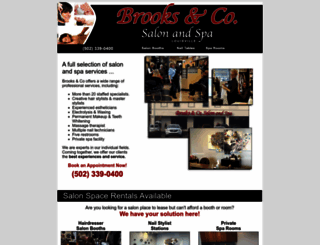 brooksandcompanysalon.com screenshot