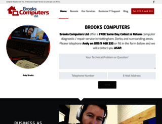 brookscomputers.uk screenshot
