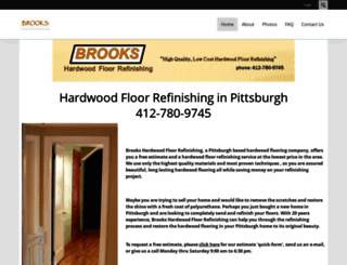 brookshardwoodfloorrefinishing.com screenshot