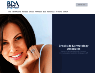 brooksidedermatologyassociates.com screenshot
