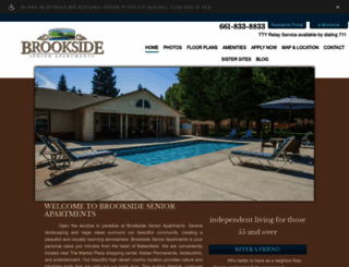 brooksidesenior.com screenshot