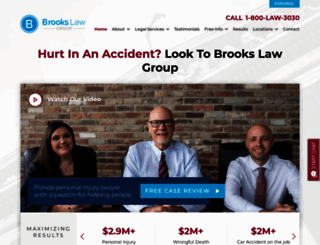 brookslawgroup.com screenshot