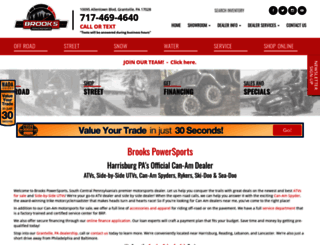brookspowersports.com screenshot