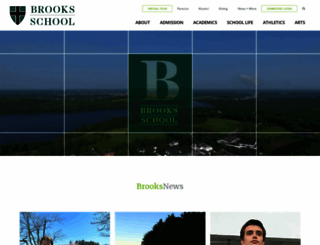 brooksschool.org screenshot