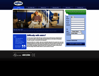 brooksstairlifts.com screenshot