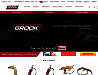 brooksuspension.co.uk screenshot