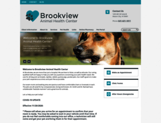 brookviewvets.com screenshot