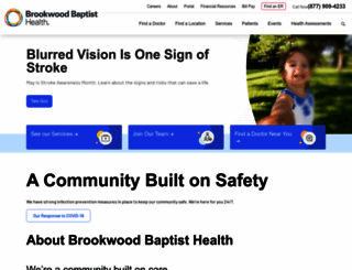 brookwoodbaptisthealth.com screenshot