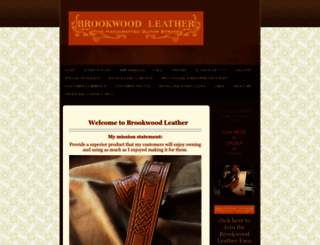 brookwoodleather.com screenshot
