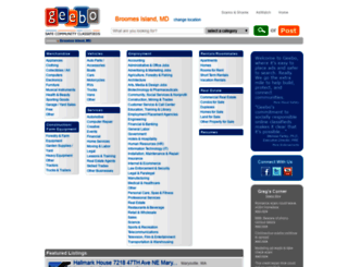 broomesisland-md.geebo.com screenshot