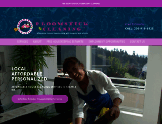 broomstickcleaning.com screenshot