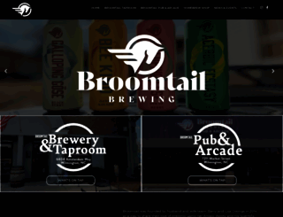 broomtailcraftbrewery.com screenshot