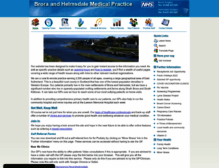 brorahelmsdalemedicalpractice.co.uk screenshot