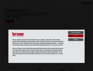 brose.com screenshot