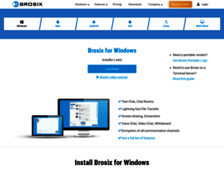brosix.org screenshot